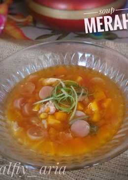 Soup merah ala resepsi