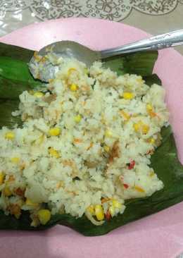 Nasi liwet bakar warna
