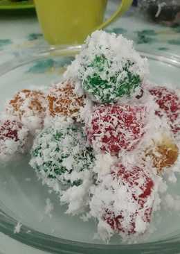 Klepon singkong pelangi #indonesiamemasak