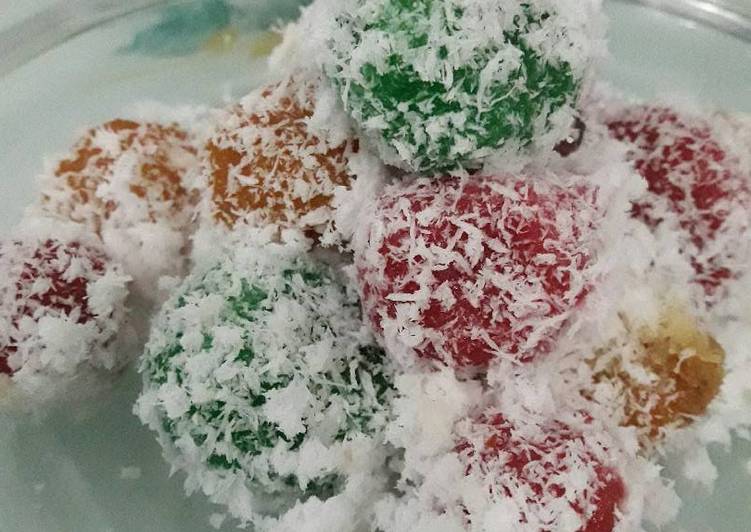 resep Klepon singkong pelangi #indonesiamemasak