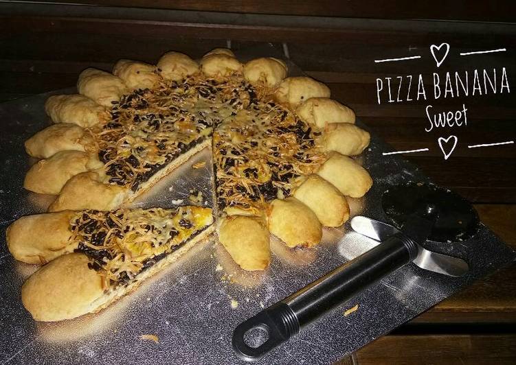 resep lengkap untuk Pizza Banana ????