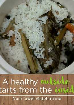 Nasi liwet cumi asin (with slowcooker)