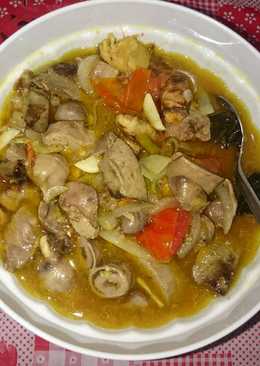 Tumis ati ampela asem manis