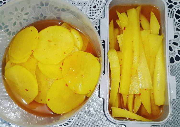 resep masakan Danmuji acar lobak ala korea