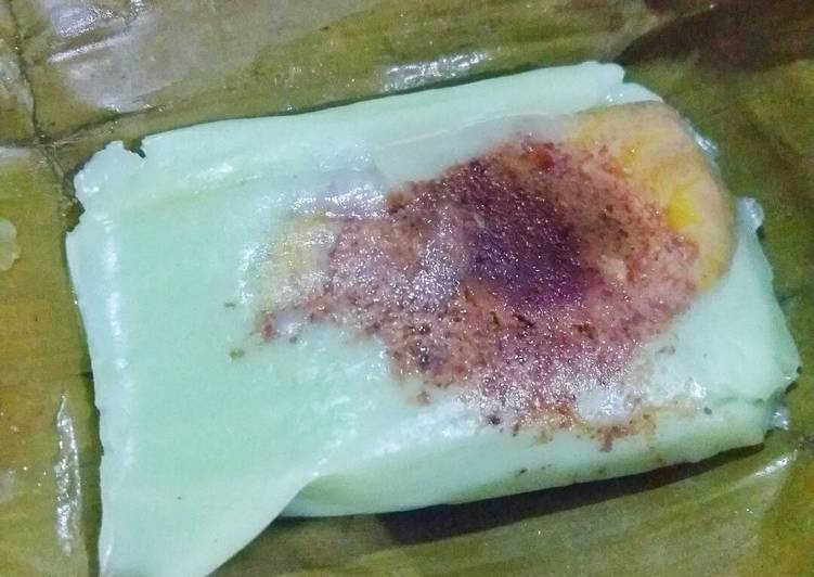 Resep Nagasari pisang ijo