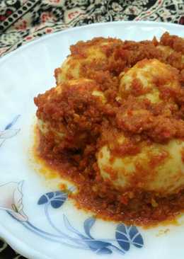Balado telur pedas