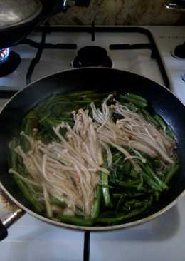 Ca kangkung Jamur Enoki