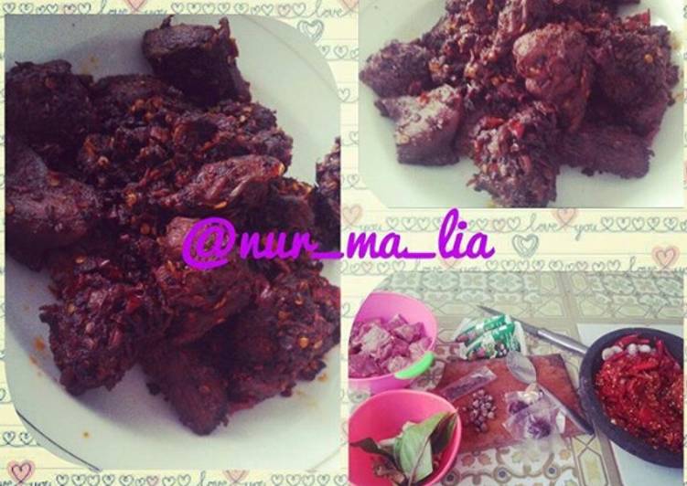 Resep Rendang daging pedas Kiriman dari Nurmalia Muamar