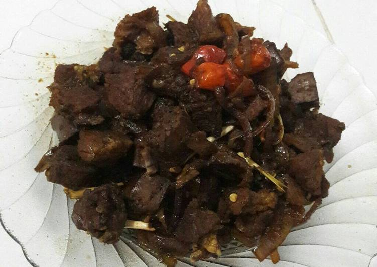 resep masakan Sate kambing goreng #KitaBerbagi