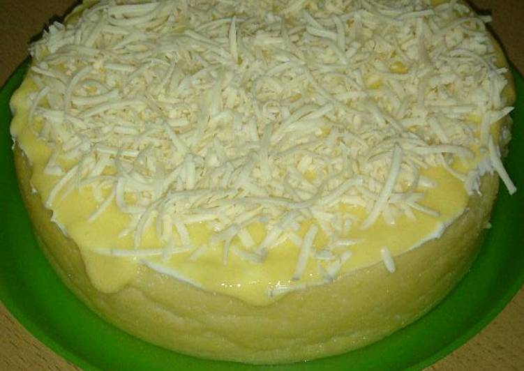 resep masakan Cheese Cake Kukus Super Simpel