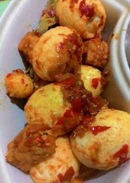 Telur Balado pedas manis