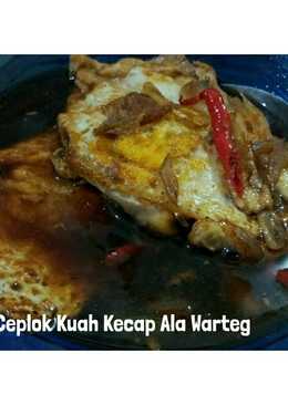 Telur Ceplok Kuah Kecap Ala Warteg