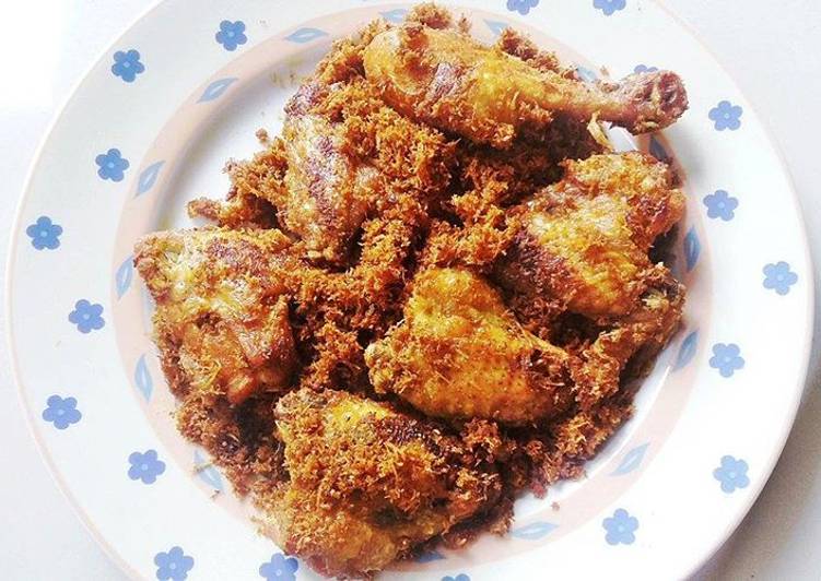 resep Ayam Goreng Kremes Kelapa