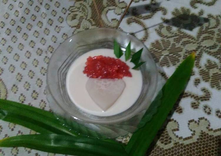 gambar untuk resep makanan Bubur sagu mutiara merah putih