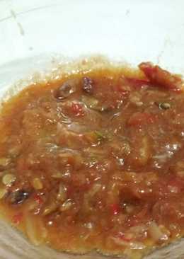 Sambel terasi enak, no MSG, gak pedas, pasangan sayur asem