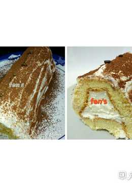 Bolu Gulung Keto With Cream Cheese