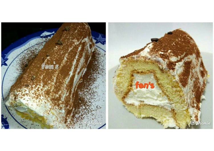 Resep Bolu Gulung Keto With Cream Cheese - FiT_Djo