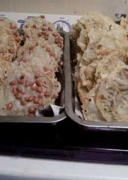 Rempeyek teri dan kacang ala mama dan aku