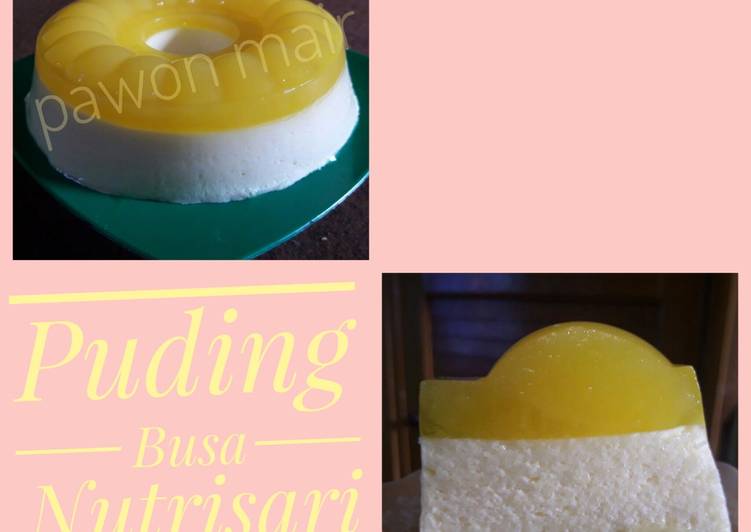 resep Puding busa nutrisari