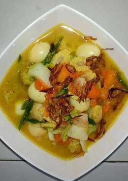 Sayur Jagung Muda Campur Bumbu kuning