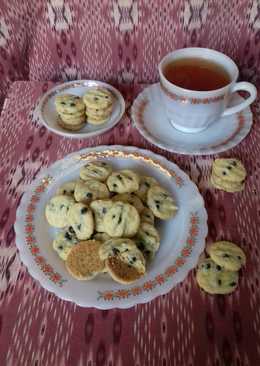 Eggless chocolate chip Cookies (versi teplon)