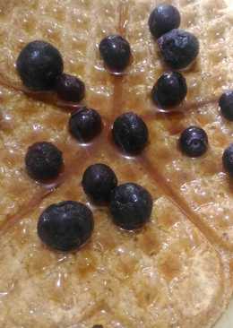 Oat Blueberry Waffle.