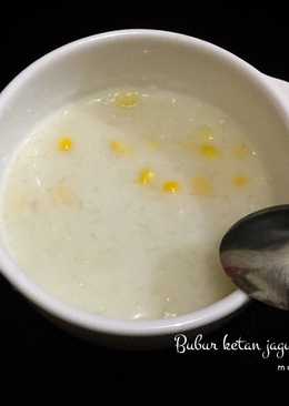 Bubur ketan jagung rice cooker