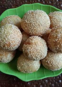 Roti goreng coklat wijen
