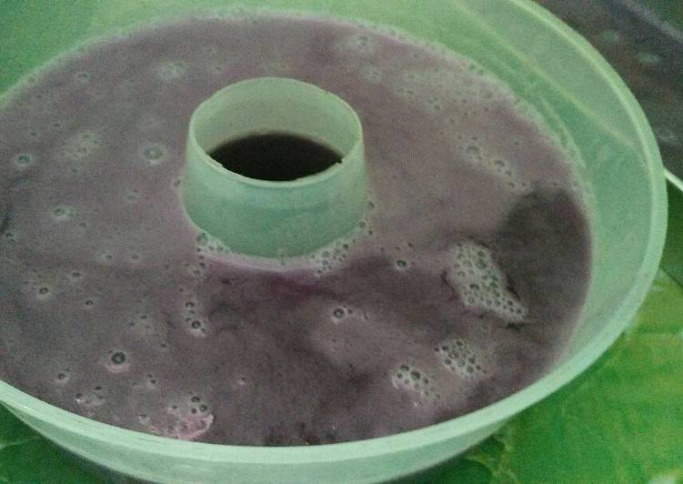 resep lengkap untuk Agar ubi ungu simple