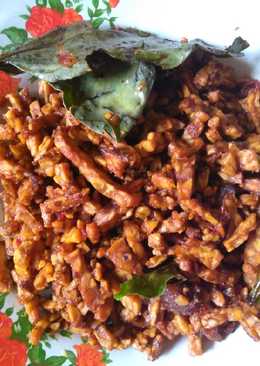 Orak arik tempe kering