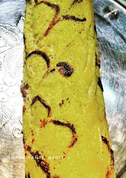 Bolu gulung pandan oat