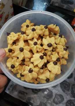 Cookies bunga chococip