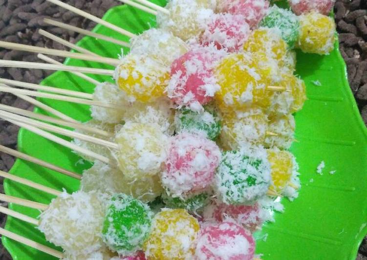 gambar untuk resep Sate singkong rainbow