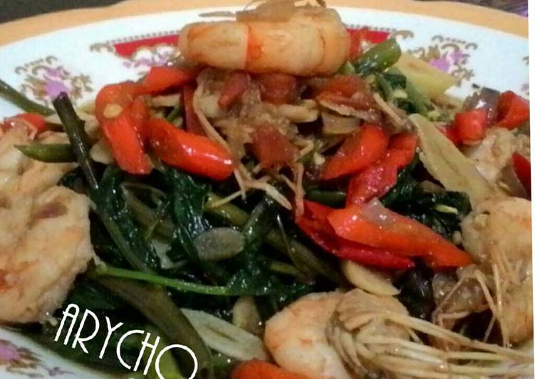 Resep Tumis Kangkung Istimewa Oleh Ary Chodijayanti