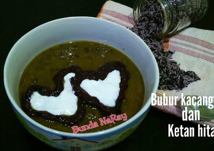 resep Bubur Kacang Hijau&Ketan Hitam (slow cooker)