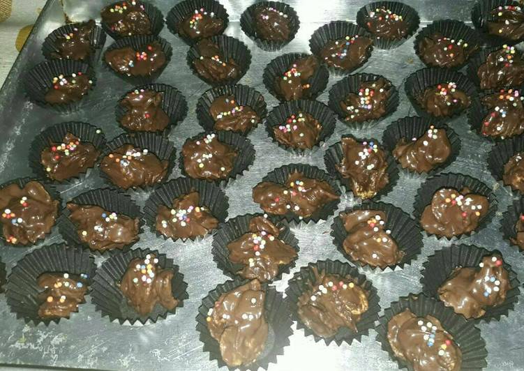 gambar untuk resep makanan Cornflakes coklat