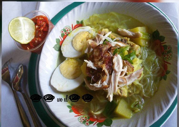 bahan dan cara membuat Soto khas cirebon