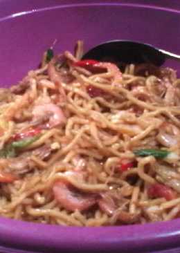 Mie Goreng Udang Pedas Manis
