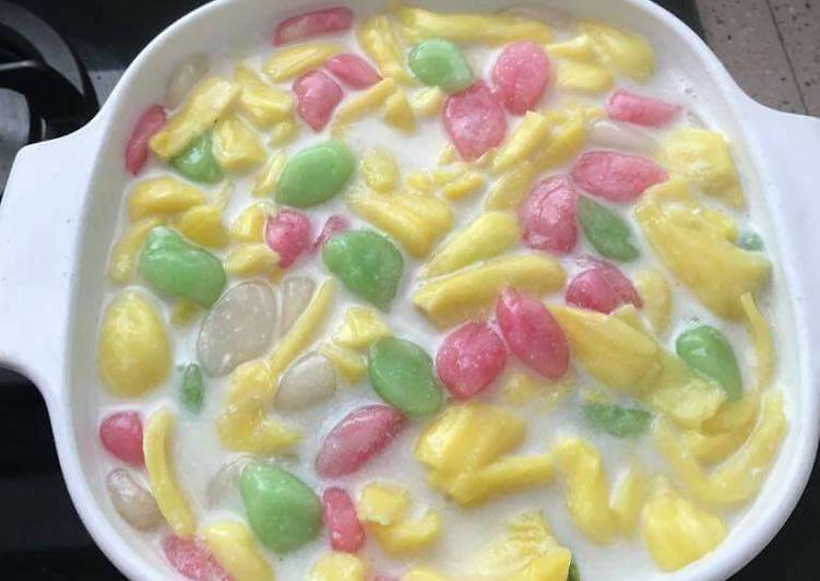 resep lengkap untuk Kolak nangka cha cha