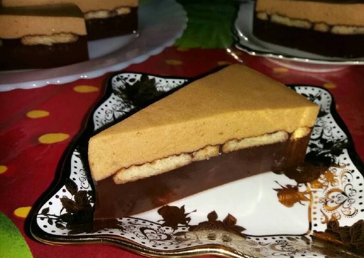 resep makanan Puding Santan Cokelat Karamel