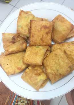 Martabak tahu pedas