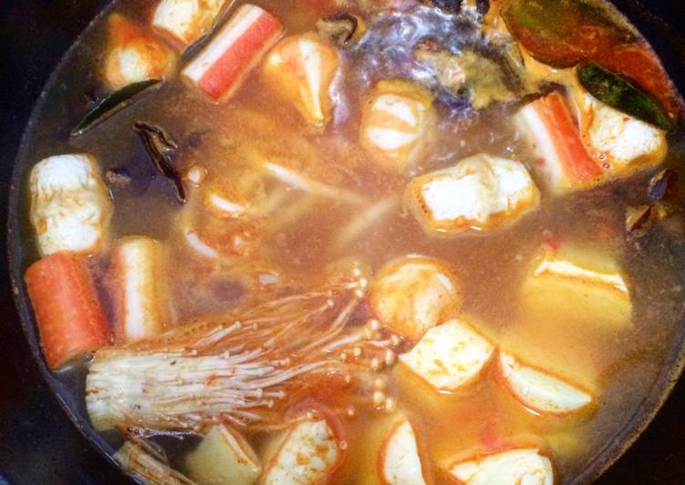 gambar untuk cara membuat Tomyam suki