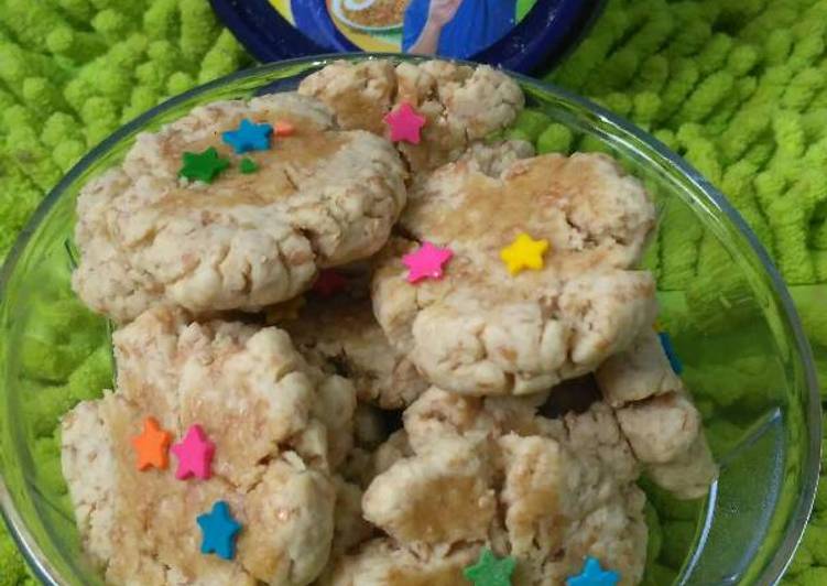 gambar untuk cara membuat Cookies kacang gandum no telur