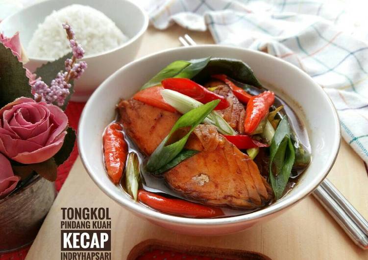 bahan dan cara membuat Tongkol Pindang Kuah Kecap #pr_recookmasakanberkuah