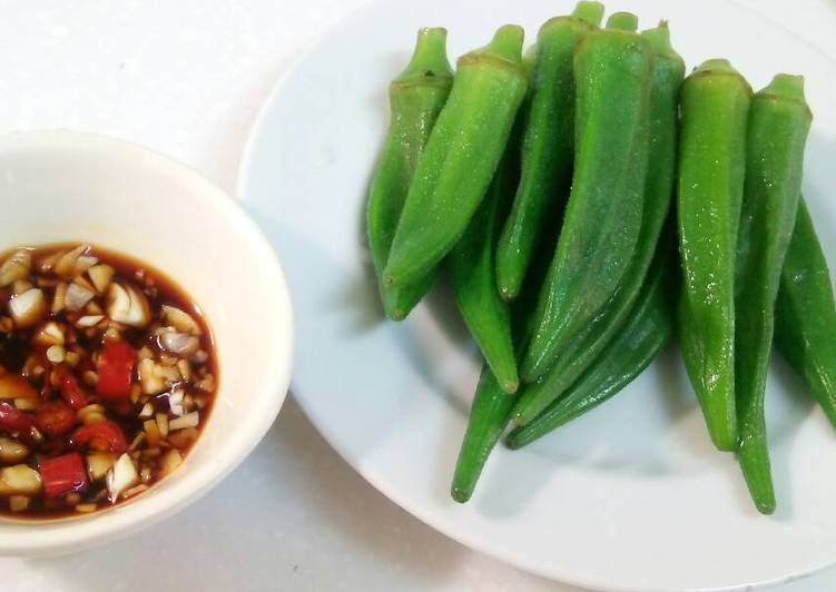 Resep Okra rebus