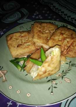 Lumpia telur tahu goreng (simple, enak!)