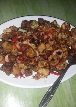 Tahu Tempe goreng Kecap