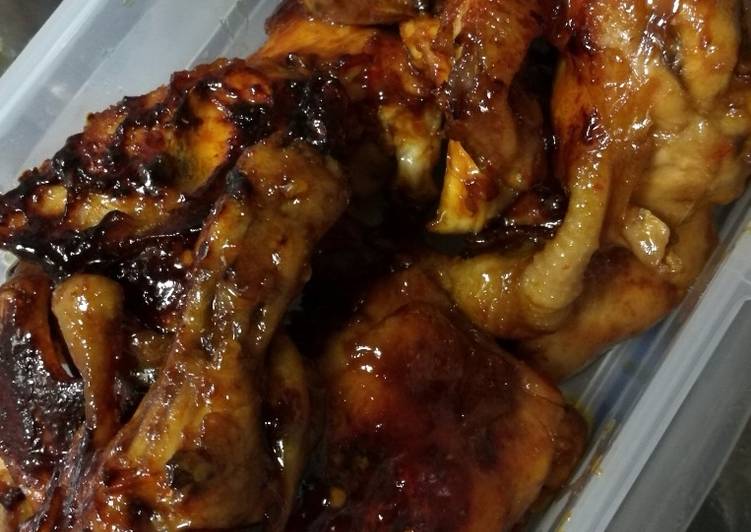 resep lengkap untuk Ayam bakar bumbu instan