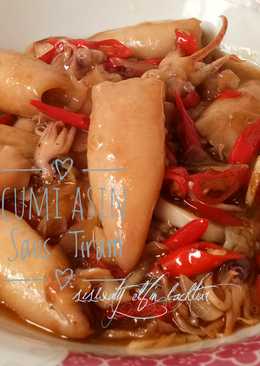 Cumi Asin Saus Tiram