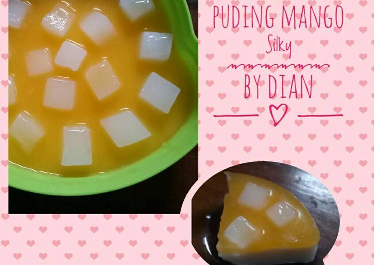Resep Puding mango silky